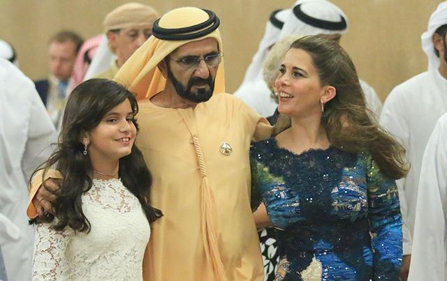 بن راشد وزوجته